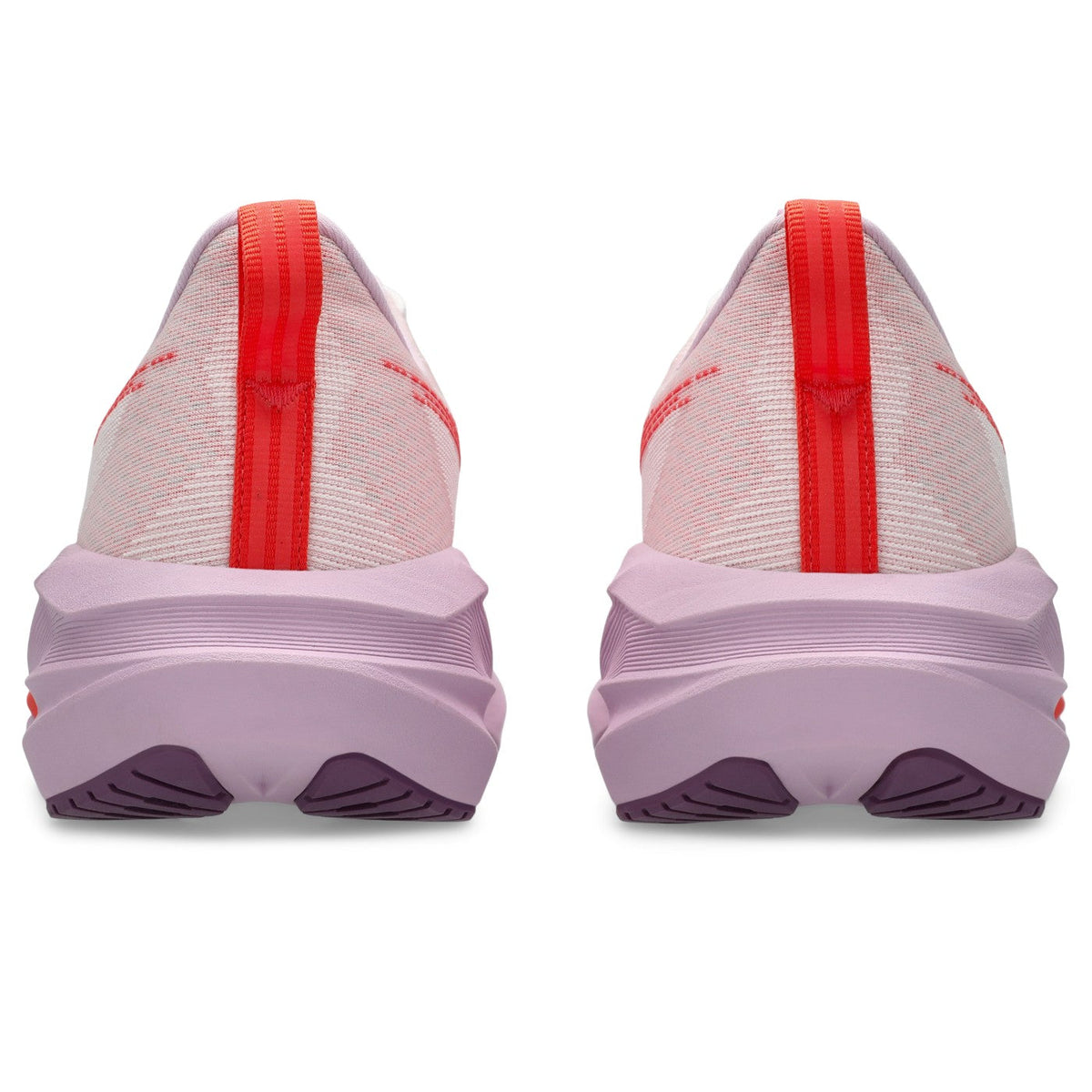 ASICS Novablast 5 Violet / Rose – White / Coral Reef – vue arrière