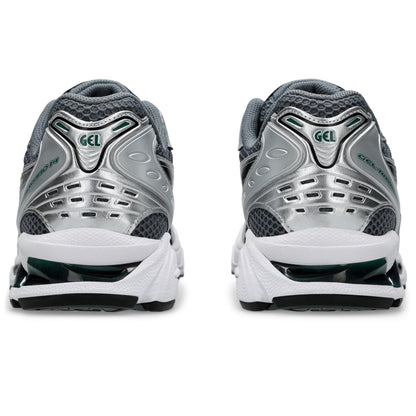 ASICS GEL-Kayano 14 Gris / Argent / Vert – vue arrière