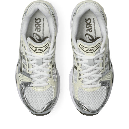ASICS GEL-Kayano 14 Blanc / Ivoire – vue du dessus