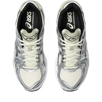 ASICS GEL-Kayano 14 Beige / Argent – vue du dessus