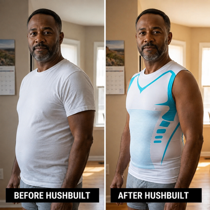 HushBuilt™ Ionic Compression Vest | Look 15 Lbs Lighter The Second You Put It On