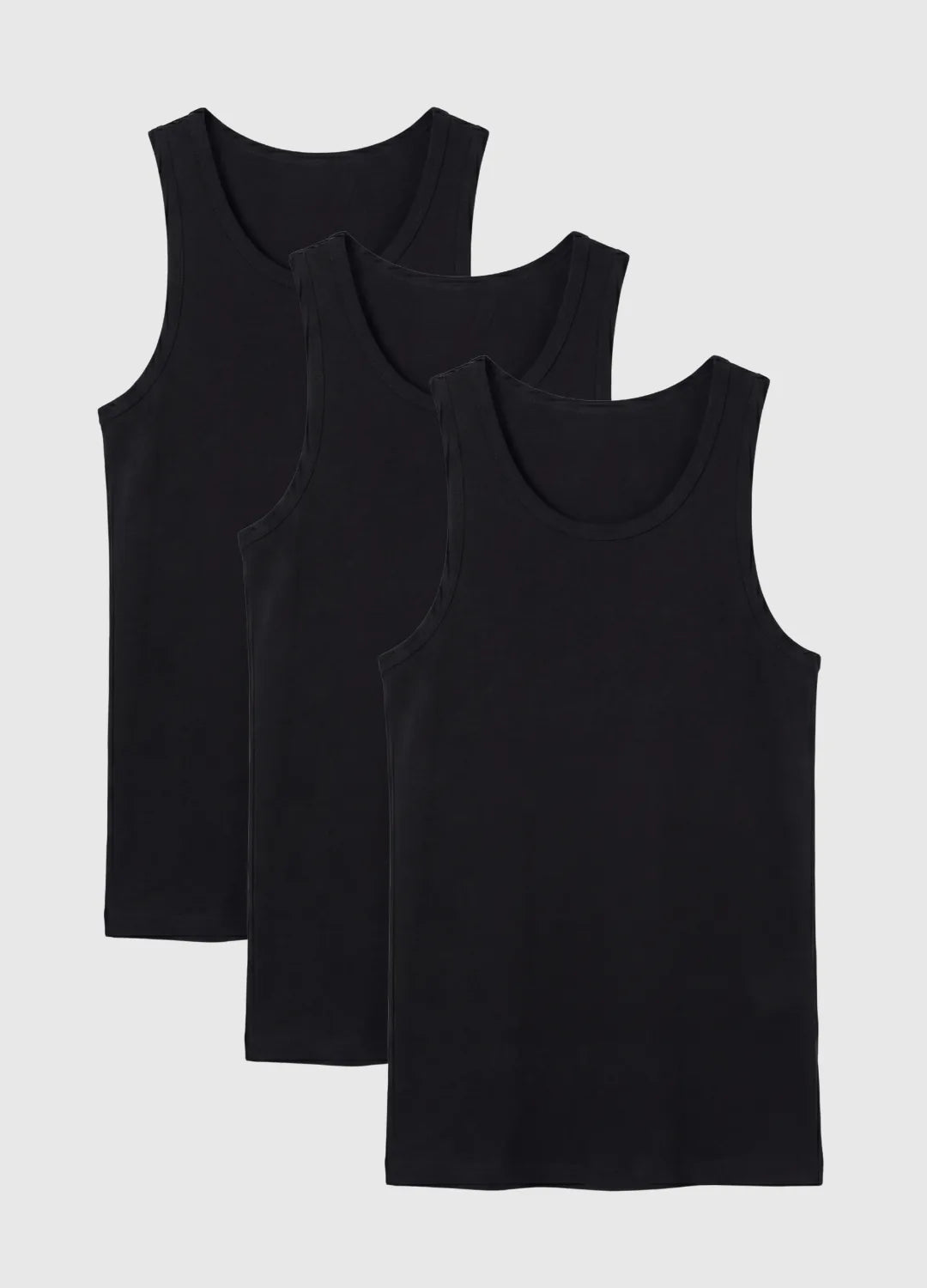 HushBuilt™ Everyday Cotton Tank 3-Pack