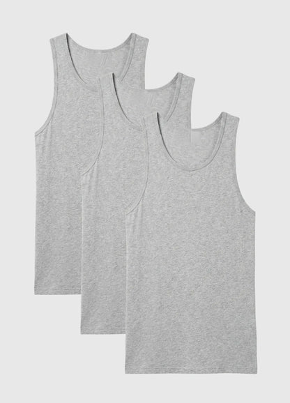 HushBuilt™ Everyday Cotton Tank 3-Pack