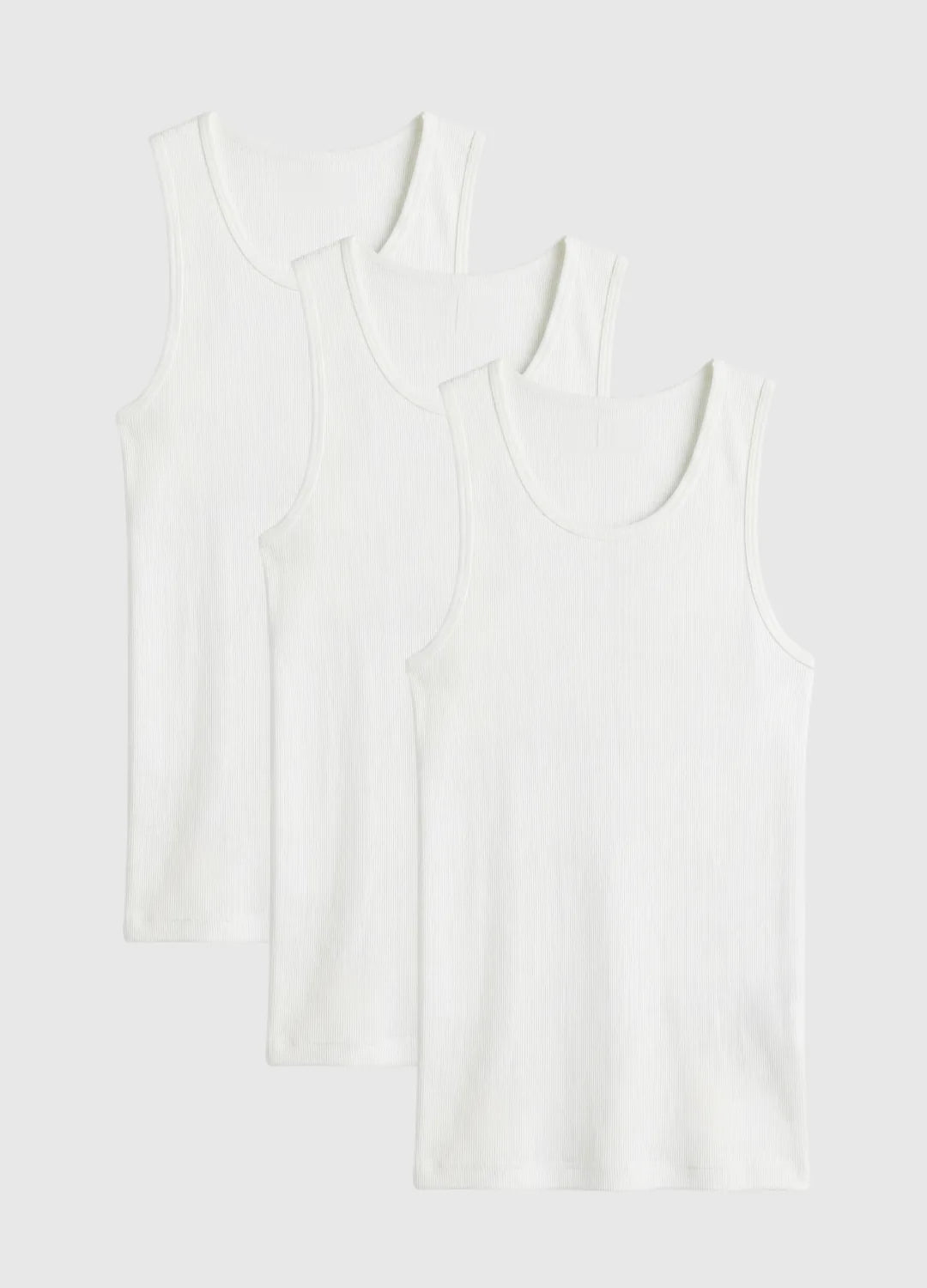 HushBuilt™ Everyday Cotton Tank 3-Pack
