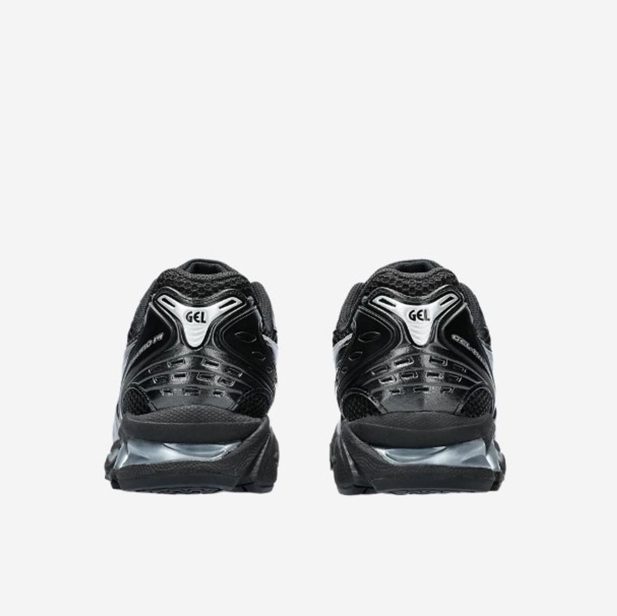 ASICS GEL-Kayano 14 Noir / Argent – vue arrière